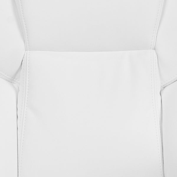 English Elm Commercial Grade Mid-Back LeatherSoft Executive Swivel Office Chair with Padded Arms