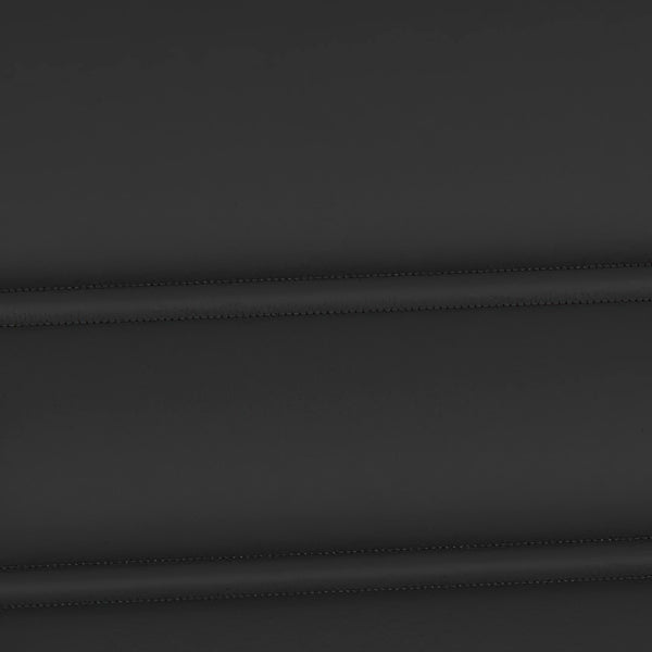 English Elm Commercial Grade Mid-Back LeatherSoft Drafting Chair with Adjustable Foot Ring, Chrome Base, and Transparent Roller Wheels