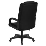 English Elm Commercial Grade High Back Executive Swivel Office Chair with Arms