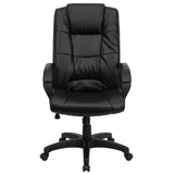 English Elm Commercial Grade High Back Executive Swivel Office Chair with Arms