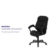 English Elm Commercial Grade High Back Contemporary Executive Swivel Ergonomic Office Chair with Arms