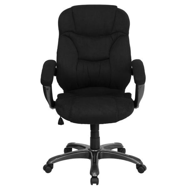 English Elm Commercial Grade High Back Contemporary Executive Swivel Ergonomic Office Chair with Arms