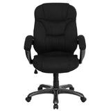 English Elm Commercial Grade High Back Contemporary Executive Swivel Ergonomic Office Chair with Arms