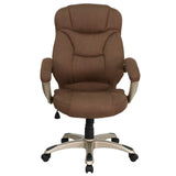 English Elm Commercial Grade High Back Contemporary Executive Swivel Ergonomic Office Chair with Arms