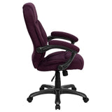 English Elm Commercial Grade High Back Contemporary Executive Swivel Ergonomic Office Chair with Arms