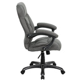 English Elm Commercial Grade High Back Contemporary Executive Swivel Ergonomic Office Chair with Arms