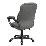 English Elm Commercial Grade High Back Contemporary Executive Swivel Ergonomic Office Chair with Arms