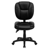 English Elm Commercial Grade Mid-Back Multifunction Swivel Ergonomic Task Office Chair with Pillow Top Cushioning