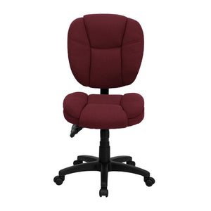 English Elm Commercial Grade Mid-Back Multifunction Swivel Ergonomic Task Office Chair with Pillow Top Cushioning