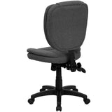 English Elm Commercial Grade Mid-Back Multifunction Swivel Ergonomic Task Office Chair with Pillow Top Cushioning