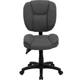 English Elm Commercial Grade Mid-Back Multifunction Swivel Ergonomic Task Office Chair with Pillow Top Cushioning