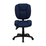 English Elm Commercial Grade Mid-Back Multifunction Swivel Ergonomic Task Office Chair with Pillow Top Cushioning