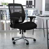 Commercial Grade Series 24/7 Intensive Use Big & Tall 500 lb. Rated Mesh Executive Ergonomic Office Chair with Ratchet Back