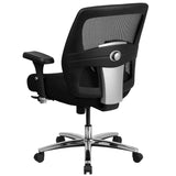 English Elm Commercial Grade Series 24/7 Intensive Use Big & Tall 500 lb. Rated Mesh Executive Ergonomic Office Chair with Ratchet Back