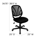 English Elm Commercial Grade Y-GO Office Chair Mid-Back Mesh Swivel Task Office Chair