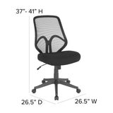 English Elm Commercial Grade Series High Back Mesh Office Chair