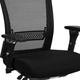 English Elm Commercial Grade Series 24/7 Intensive Use 300 lb. Rated Mesh Multifunction Ergonomic Office Chair with Seat Slider