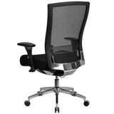 English Elm Commercial Grade Series 24/7 Intensive Use 300 lb. Rated Mesh Multifunction Ergonomic Office Chair with Seat Slider