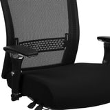 English Elm Commercial Grade Series 24/7 Intensive Use 300 lb. Rated Mesh Multifunction Ergonomic Office Chair with Seat Slider