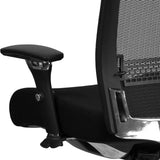 English Elm Commercial Grade Series 24/7 Intensive Use 300 lb. Rated Mesh Multifunction Ergonomic Office Chair with Seat Slider