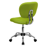 English Elm Commercial Grade Mid-Back Mesh Padded Swivel Task Office Chair with Chrome Base