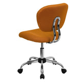 English Elm Commercial Grade Mid-Back Mesh Padded Swivel Task Office Chair with Chrome Base