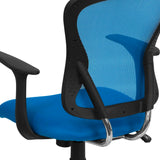 English Elm Commercial Grade Mid-Back Mesh Swivel Task Office Chair with Chrome Base and Arms