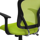 English Elm Commercial Grade Mid-Back Mesh Swivel Task Office Chair with Chrome Base and Arms