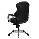 English Elm Commercial Grade High Back LeatherSoft Contemporary Executive Swivel Ergonomic Office Chair