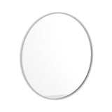 English Elm 30" Round Metal Framed Wall Mirror - Large Accent Mirror for Bathroom, Vanity, Entryway, Dining Room, & Living Room