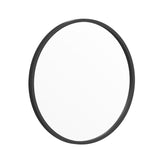 English Elm 20" Round Metal Framed Wall Mirror - Large Accent Mirror for Bathroom, Vanity, Entryway, Dining Room, & Living Room