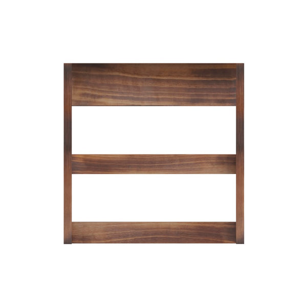 English Elm Wooden Wall Mount 12 Cup Mug Rack Organizer with Upper Storage Shelf and Metal Hanging Hooks with No Assembly Required,