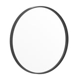 English Elm 27.5" Round Metal Framed Wall Mirror - Large Accent Mirror for Bathroom, Vanity, Entryway, Dining Room, & Living Room