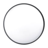 English Elm 30" Round Metal Deep Framed Wall Mirror - Large Accent Mirror for Bathroom, Entryway, Dining Room, & Living Room