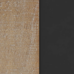 English Elm 3 Piece Finish Metal and Rustic Wood Organizer Set For Desktop, Countertop, or Vanity