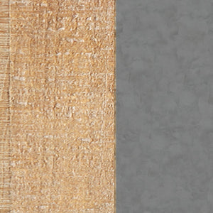 English Elm 3 Piece Finish Metal and Rustic Wood Organizer Set For Desktop, Countertop, or Vanity