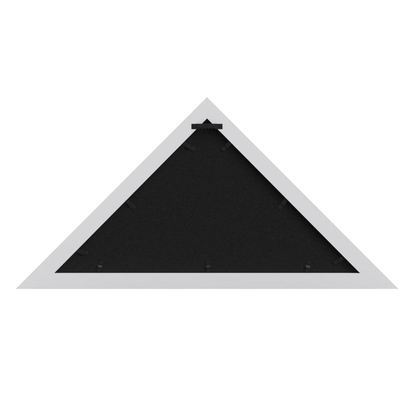 English Elm Memorial Flag Display Case - Solid Wood Military Flag Display Case for 9.5 x 5 American Veteran Flag