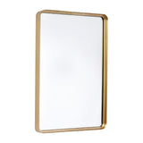 English Elm 20"x30" Rectangle Metal Deep Framed Wall Mirror - Large Accent Mirror for Bathroom, Entryway, Dining Room, & Living Room