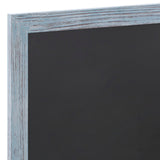 English Elm Commercial Grade 20" x 30" Rustic Wall Mount Magnetic Chalkboard Sign with Eraser, Hanging Wall Chalkboard Memo Board for Home, School, or Business