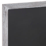 English Elm Commercial Grade 20" x 30" washed Wall Mount Magnetic Chalkboard Sign with Eraser, Hanging Wall Chalkboard Memo Board for Home, School, or Business