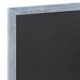 English Elm Commercial Grade 18" x 24" Wall Mount Magnetic Chalkboard Sign with Eraser, Hanging Wall Chalkboard Memo Board for Home, School, or Business