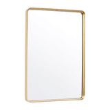 English Elm 30"x 40" Metal Deep Framed Wall Mirror - Large Accent Mirror for Bathroom, Entryway, Dining Room, & Living Room