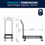 English Elm Commercial Grade Folding Chair Dolly