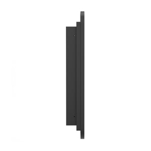 English Elm 16" x 24" Recessed Bathroom Medicine Cabinet with Rounded Beveled Mirror and Reversible Metal Frame