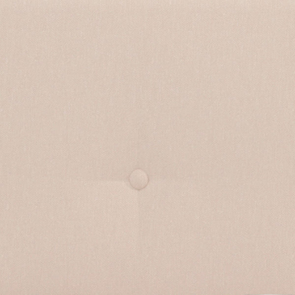 English Elm Twin Size Tufted Upholstered Platform Bed in Fabric with Pocket Spring Mattress