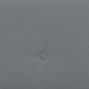 English Elm Twin Size Tufted Upholstered Platform Bed in Fabric with Pocket Spring Mattress