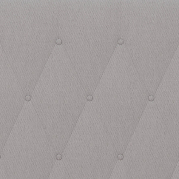 English Elm Twin Size Tufted Upholstered Platform Bed in Fabric