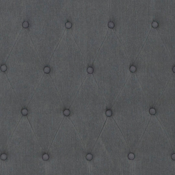 English Elm Twin Size Tufted Upholstered Platform Bed in Fabric