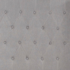 English Elm Full Size Tufted Upholstered Platform Bed in Fabric with 10 Inch CertiPUR-US Certified Pocket Spring Mattress