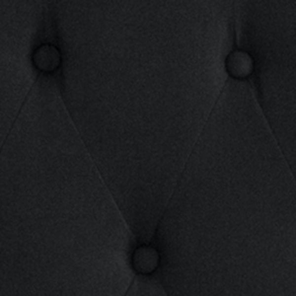 English Elm Twin Size Tufted Upholstered Platform Bed in Fabric with Memory Foam Mattress